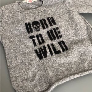 Skull Cashmere Baby Sweater